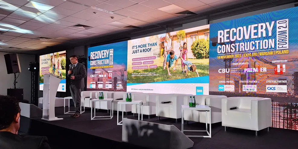 BMI Polska Głównym Partnerem Recovery Construction Forum podczas Rebuild Ukraine - fotografia główna artykułu