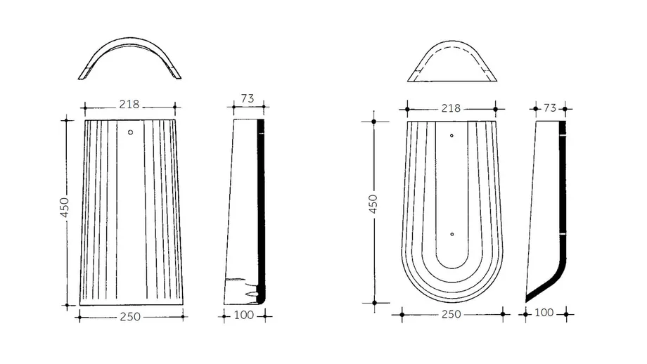 Betonowe gąsiory - wymiary