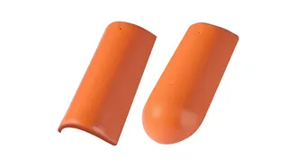 Dachówki betonowe kształtowe -- gąsiory