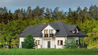 Kolory dachówek betonowych - Celtycka grafitowa