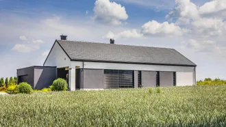 Dachówka betonowa płaska Teviva Cisar Braas czarna