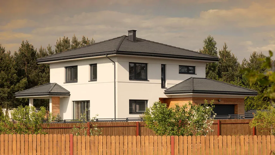 Dachówka betonowa Braas Teviva Cisar