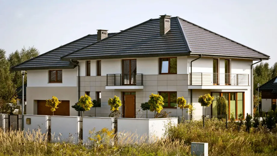 Płaska dachówka ceramiczna Turmalin