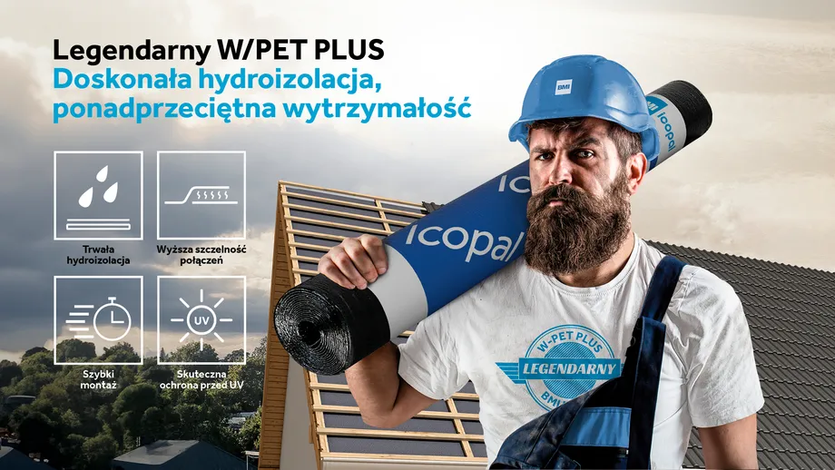 Papa legendary W/PET Plus SBS - doskonała hydroizolacja, ponadprzeciętna wytrzymałość